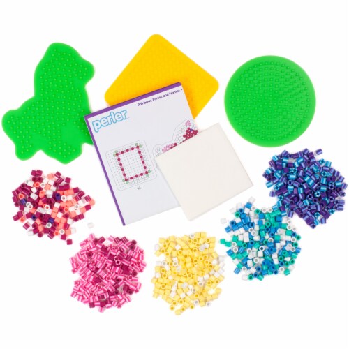 Perler™ Rainbow Ponies Fused Bead Kit Perspective: top