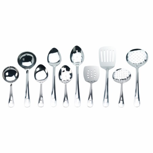 Basic Essentials Stainless Steel Kitchen Tool Set Perspective: top
