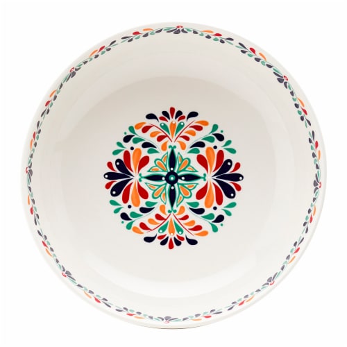MASON Talavera Serve Bowl Perspective: top