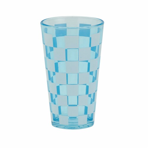 Tabletops Unlimited Gallery Checkered Highball Glasses - Assorted Perspective: top