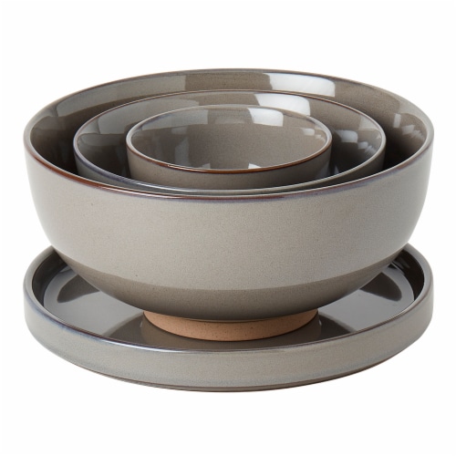 Tabletops Infuse Dining Set - Gray Perspective: top