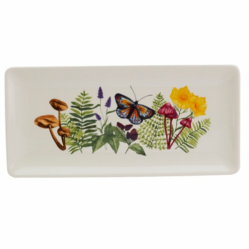 Tabletops Unlimited Enchanted Forest Restangular Serve Tray Perspective: top