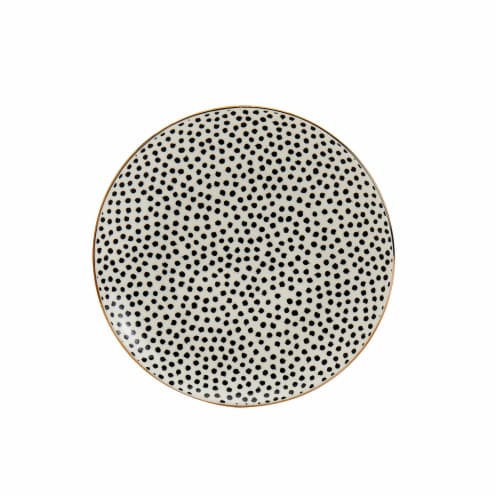Tabletops Gallery Appetizer Plate Set - Dots Perspective: top