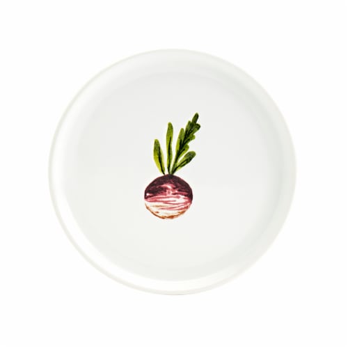 Tabletops Gallery Ceramic Appetizer Plate Set Perspective: top