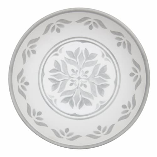 Tabletops Gallery Carrara Matte Melamine Serving Bowl Perspective: top