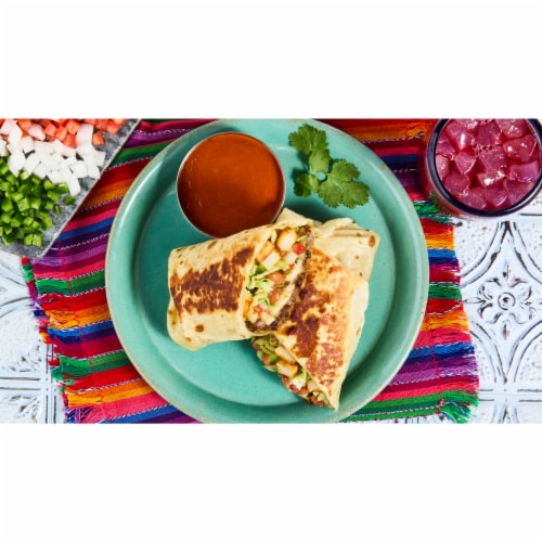 Guerrero Sonora Style Burrito Size Flour Tortillas Perspective: top