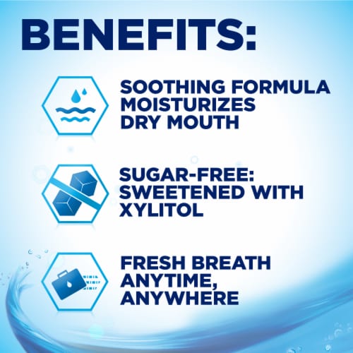 Biotene, Dry Mouth, Lozenges, Refreshing Mint, Sugar Free, Freshens Breath Perspective: top