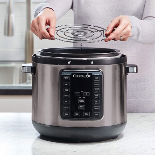 Crock-Pot® Stainless Steel Countdown Programmable Slow Cooker - Black, 8 qt  - Fred Meyer