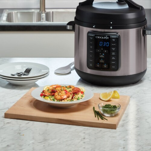 Crock-pot - 8-qt. Express Crock Programmable Slow Cooker And