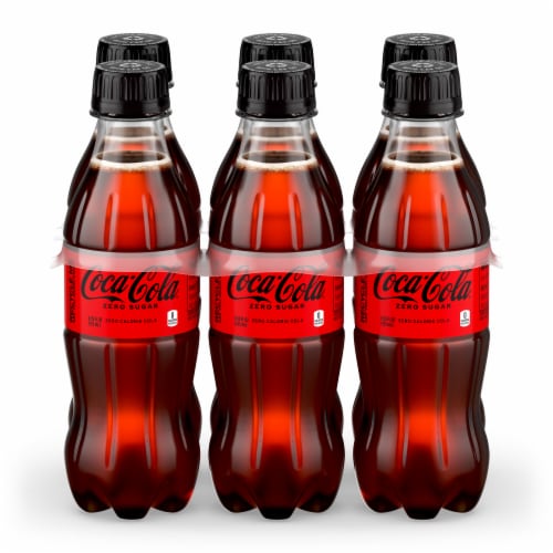 Soda drink bottles. Soft drinks in plastic bottle, sparkling