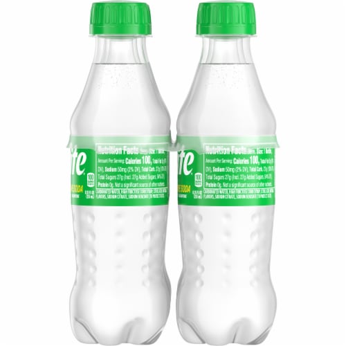 Sprite® Lemon Lime Caffeine Free Soda Bottles Perspective: top