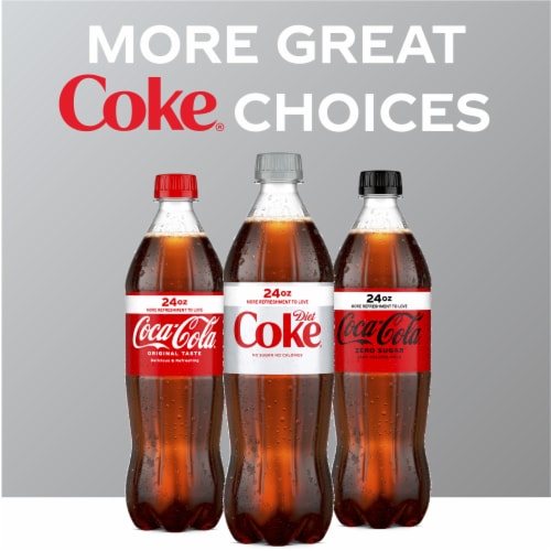 Diet Coke® Zero Sugar Bottle Perspective: top