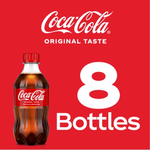 Coca-Cola® Soda Bottles Perspective: top