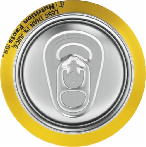 Mello Yello® Citrus Flavored Soda Can Perspective: top