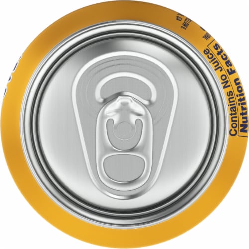 Fanta® Pineapple Caffine Free Soda Single Can Perspective: top