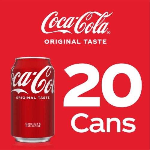 Coca-Cola® Soda Cans Perspective: top