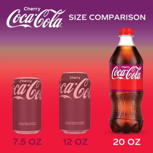 Coca-Cola® Cherry Soda Bottle Perspective: top