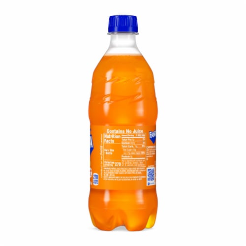 Fanta® Orange Caffeine Free Soda Bottle Perspective: top