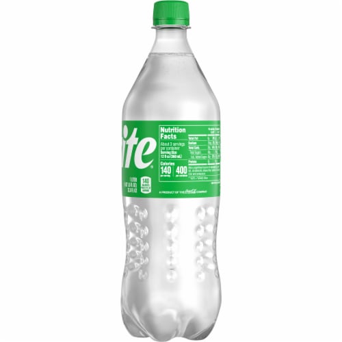 Sprite® Lemon Lime Caffeine Free Soda Bottle Perspective: top