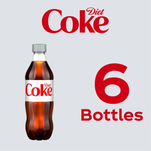 Diet Coke Diet Soda Bottles Perspective: top