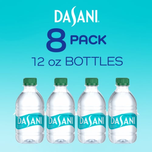 Dasani Purified Water Bottles Enhanced With Minerals Perspective: top