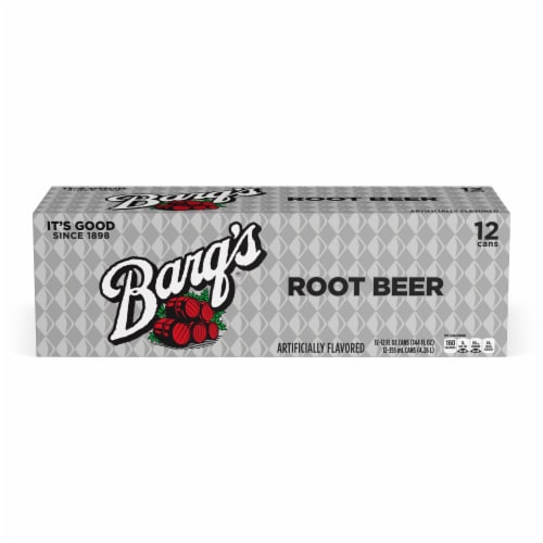 Barq's® Root Beer Soda Cans Perspective: top
