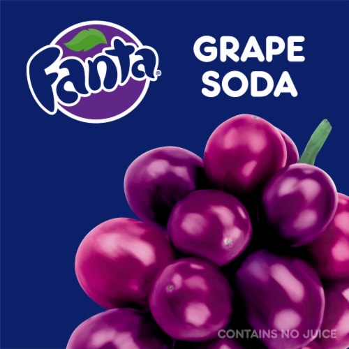 Fanta® Grape Caffeine Free Soda Cans LIMIT OF 10, 12 pk / 12 fl oz