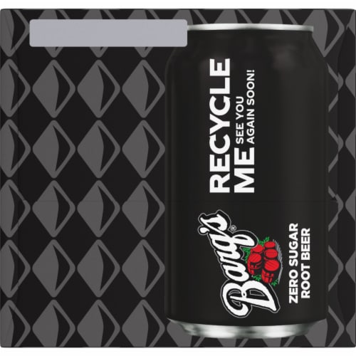 Diet Barq's® Root Beer Caffeine Free Soda Cans Perspective: top