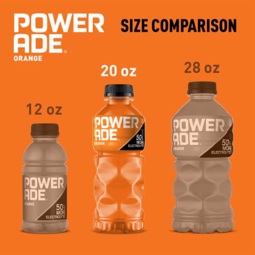 Powerade® Orange Sports Drink Multipack Bottles, 8 bottles / 20 fl oz