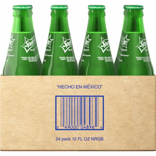 Sprite® Mexico Lemon Lime Soda Bottles Perspective: top