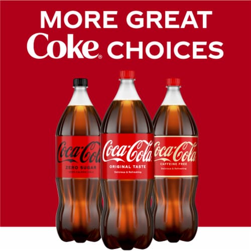 Coca-Cola® Caffeine Free Soda Bottle Perspective: top