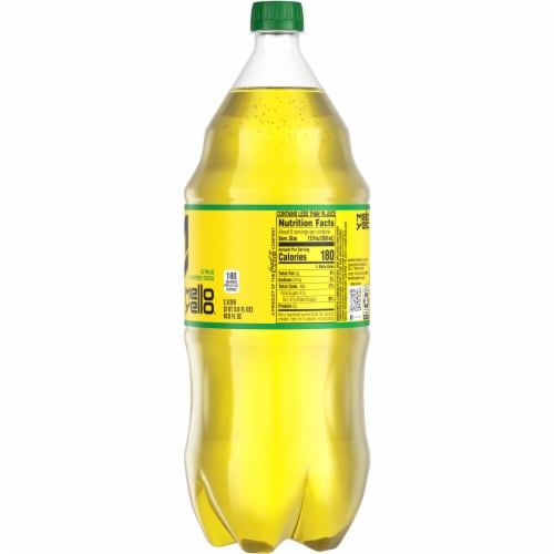 Mello Yello® Soda Bottle Perspective: top