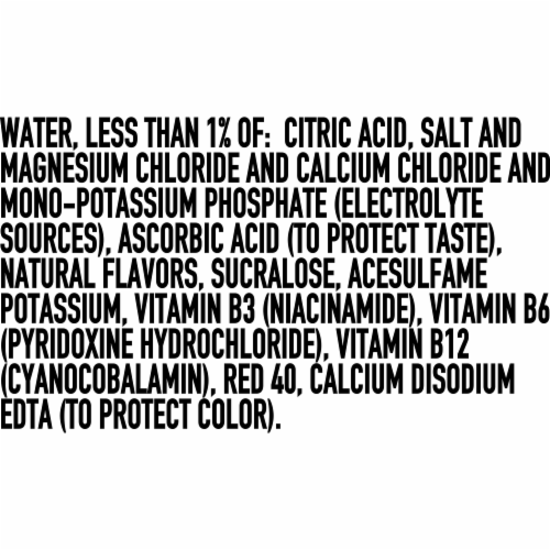 Powerade Zero Sugar Strawberry Sports Drink Perspective: top
