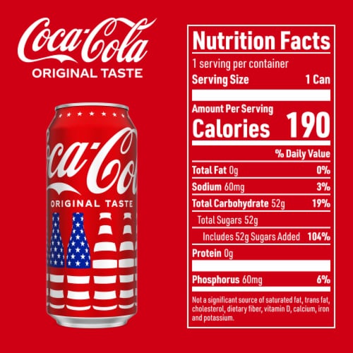 Coca-Cola Classic Soda Cans Perspective: top