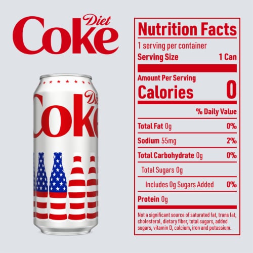 Diet Coke Diet Soda Can Perspective: top