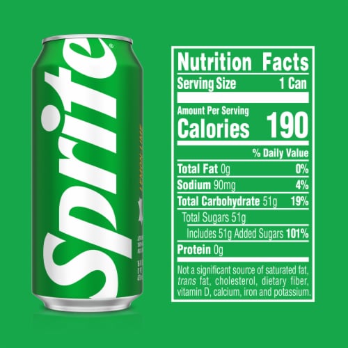 Sprite® Lemon Lime Soda Can Perspective: top