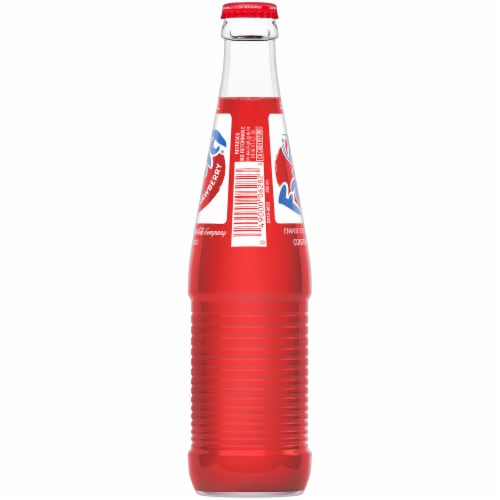 Fanta Strawberry Mexico Glass Bottle Perspective: top
