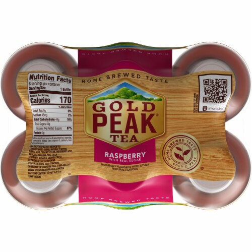 Gold Peak Raspberry Tea Perspective: top