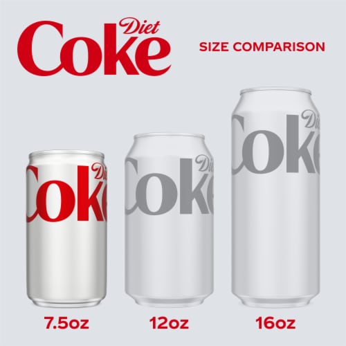 Diet Coke Diet Soda Mini Cans Perspective: top