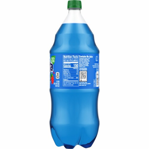 Fanta® Berry Fruit Flavored Caffeine Free Soda Bottle Perspective: top