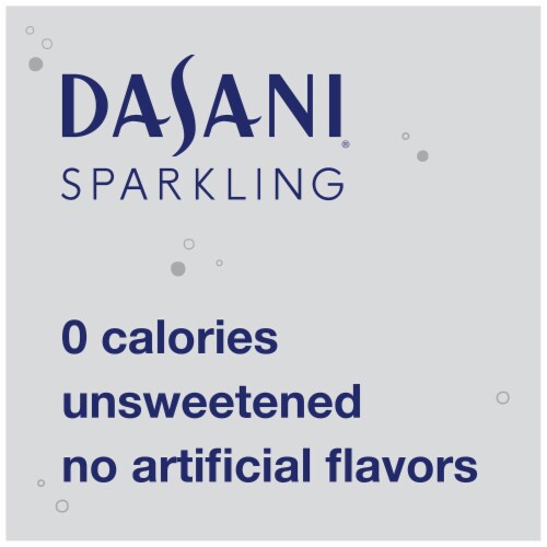 Dasani® Tropical Pineapple Flavored Sparkling Water Cans Perspective: top