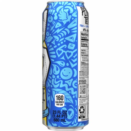 Peace Tea Caddy Shack Black Tea Lemonade Drink Perspective: top