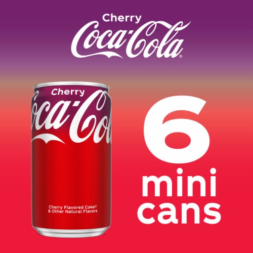Coca-Cola® Cherry Soda Mini Cans, 6 pk / 7.5 fl oz - City Market