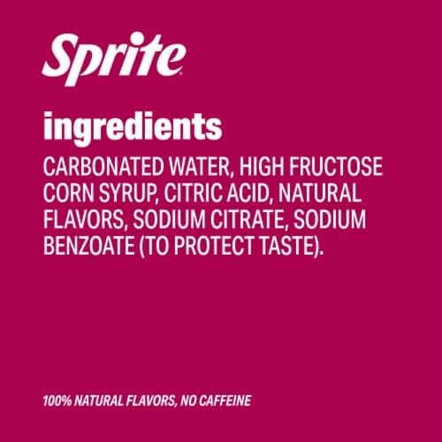 Sprite® Cherry Lemon Lime Soda Cans Perspective: top