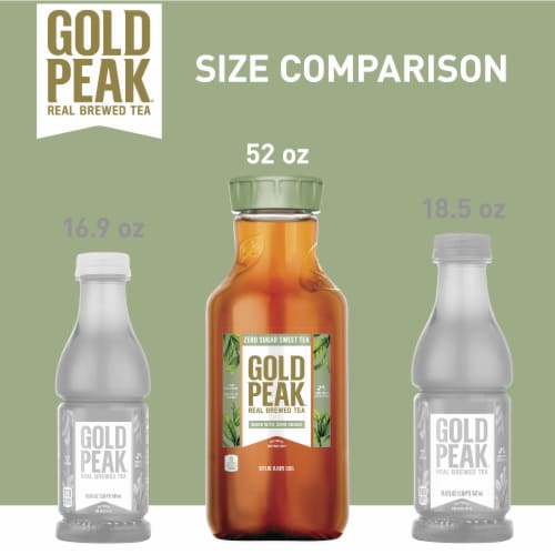 Gold Peak Diet Iced Tea No Sugar Added Zero Calorie Drink Perspective: top
