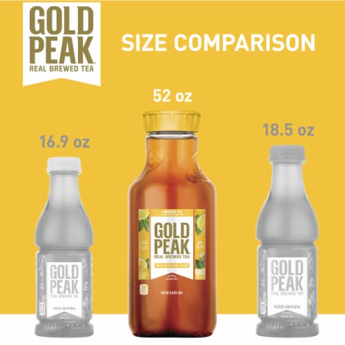 Gold Peak Lemonade Flavored Iced Tea Drink Perspective: top