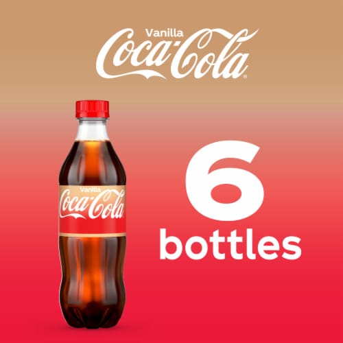 Coca-Cola® Vanilla Soda Bottles Perspective: top