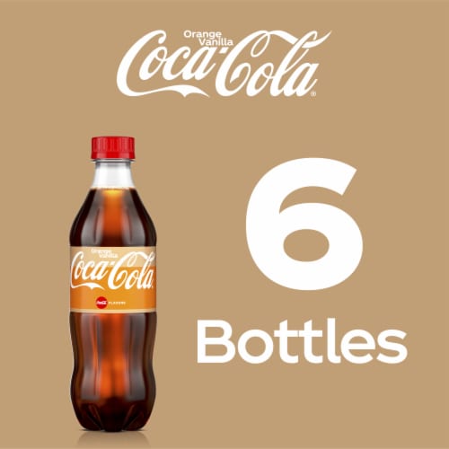 Coca-Cola® Orange Vanilla Soda Bottles Perspective: top