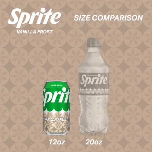 Sprite® Vanilla Frost Caffeine Free Soda Cans Perspective: top