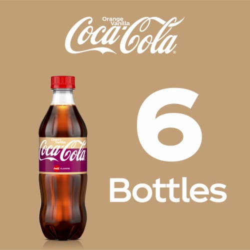 Coca-Cola® Cherry Vanilla Soda Bottles Perspective: top